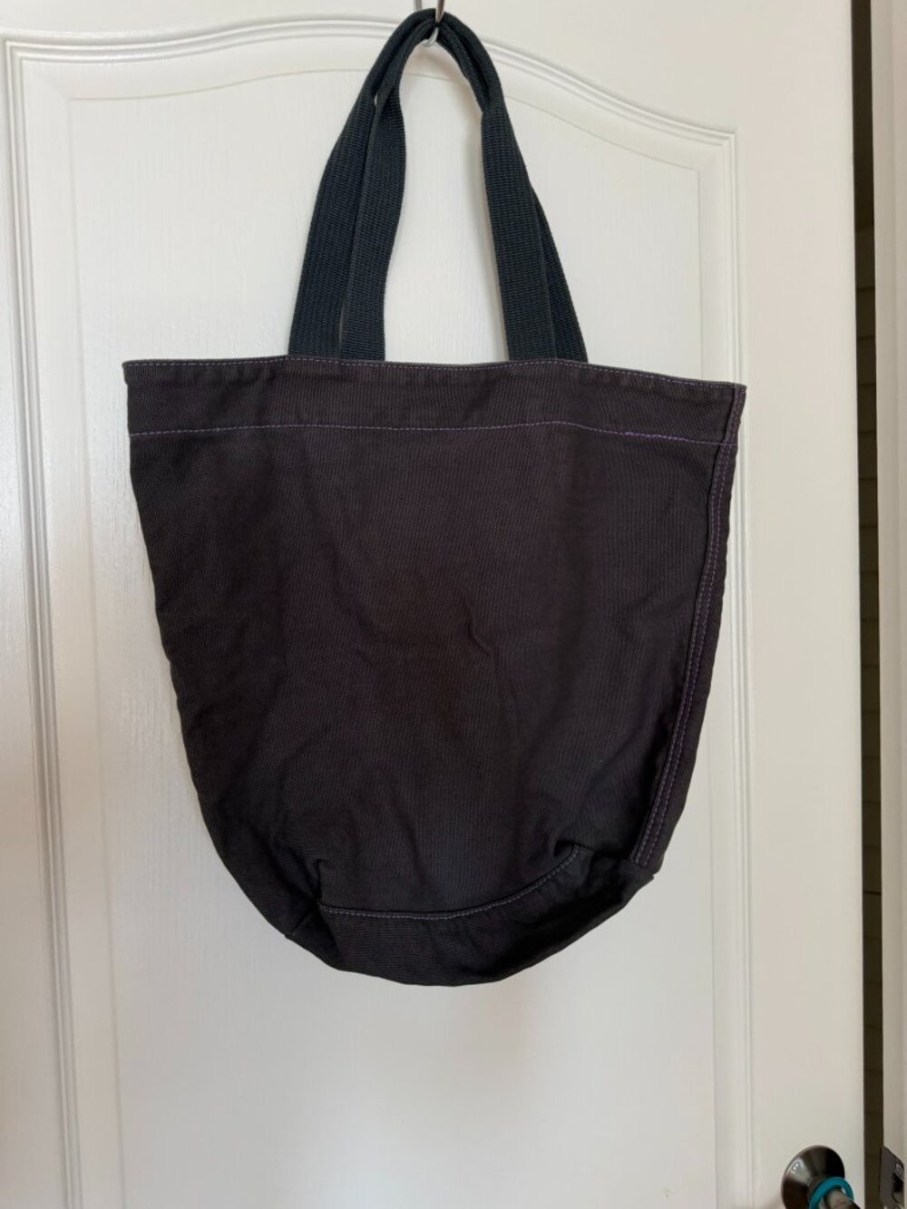 Life Is Good RELAX Distressed Canvas Blue Tote Bag - Picture 2 of 5